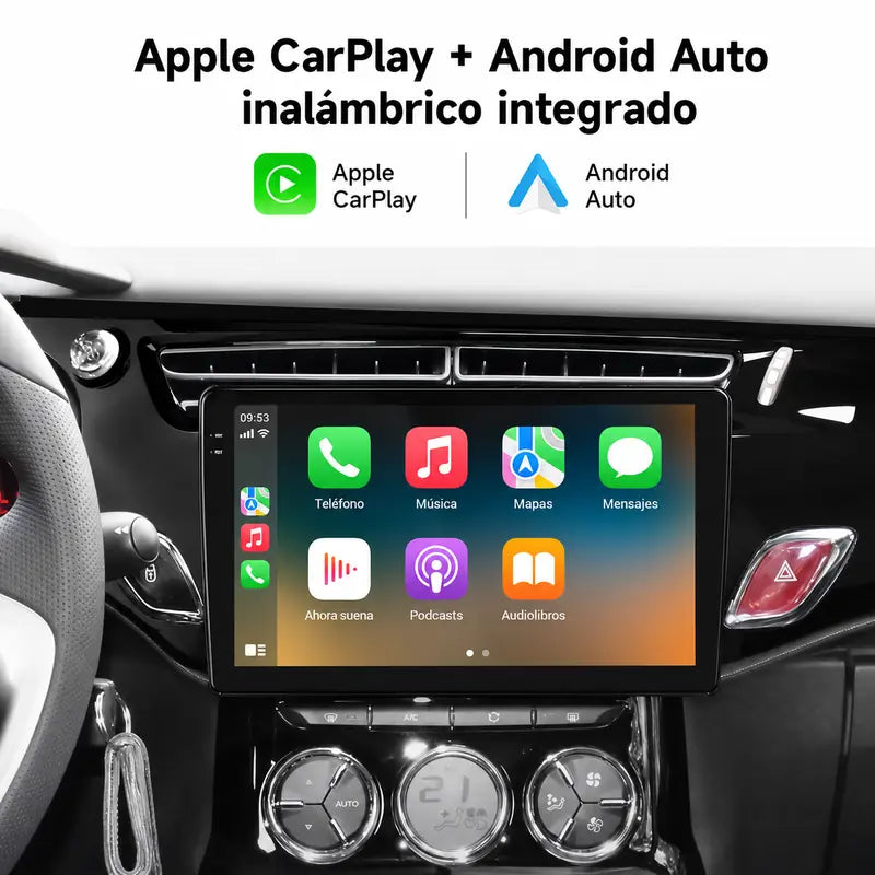 Radio pantalla CarPlay y Android Auto para Citroen C3 DS3 2010-2017 - foto 3