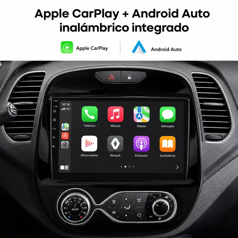 Radio pantalla CarPlay y Android Auto para Renault Kaptur Captur 2013-2020 - foto 3