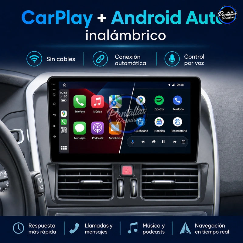 Radio pantalla CarPlay y Android Auto para Volvo XC60 2008 a 2017 - foto 3