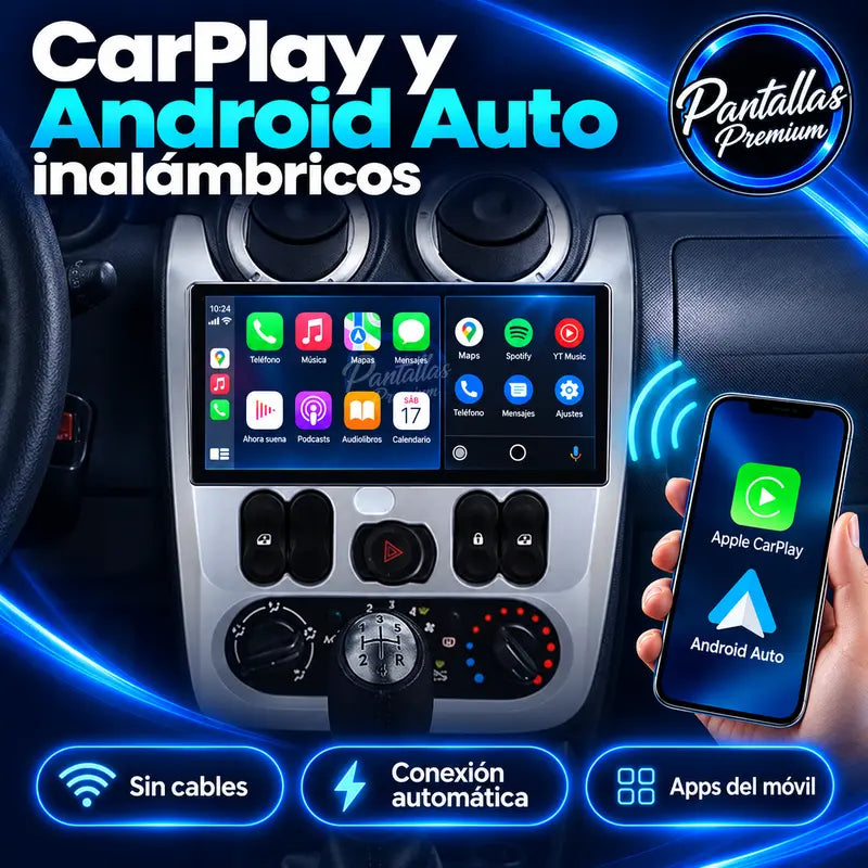 Apple CarPlay y Android Auto inalámbricos