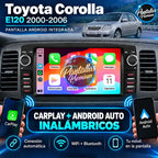 Apple CarPlay y Android Auto inalámbricos Toyota Corolla E120