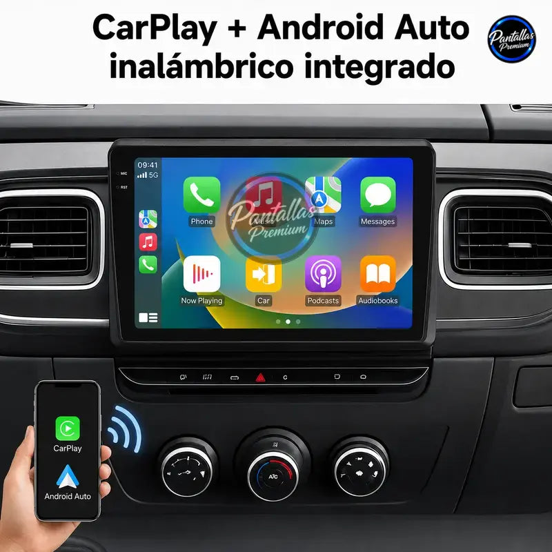 Radio pantalla CarPlay y Android Auto para Renault Trafic Master 2018-2024 - foto 3