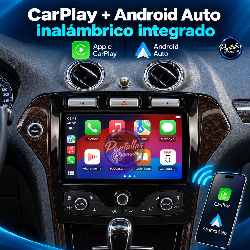 Ford Mondeo MK4 - Radio Pantalla Carplay y Android Auto