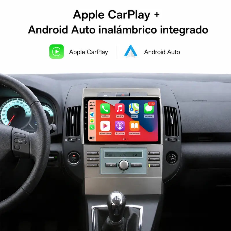 Radio pantalla CarPlay y Android Auto para Toyota Verso 2004-2009 - foto 3