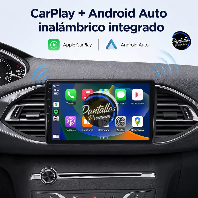 Radio pantalla CarPlay y Android Auto para Peugeot 308 2013-2017 - foto 3