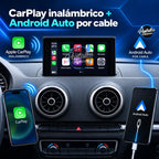 Audi A3 CarPlay inalámbrico y Android Auto por cable