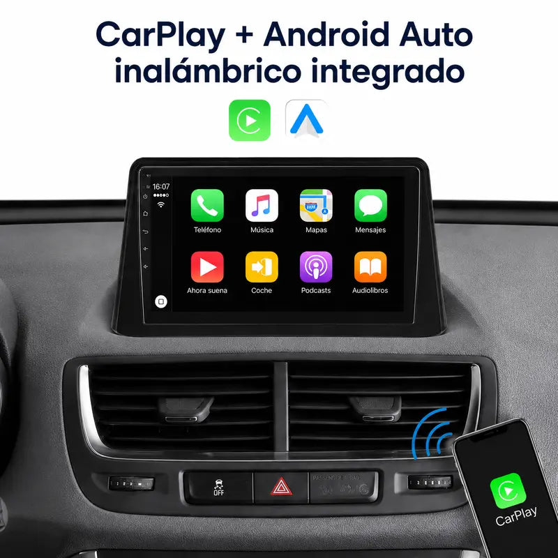 Radio pantalla CarPlay y Android Auto para Opel Mokka 2012 - foto 3