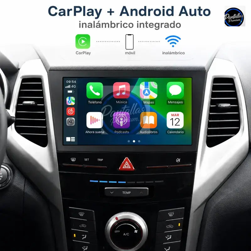 Radio pantalla CarPlay y Android Auto para SsangYong Tivolan Tivoli 2014-2017 - foto 3