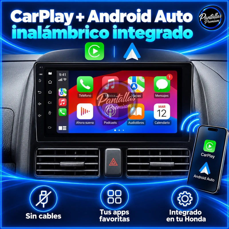 Honda CR-V 2 2001–2006 — carplay