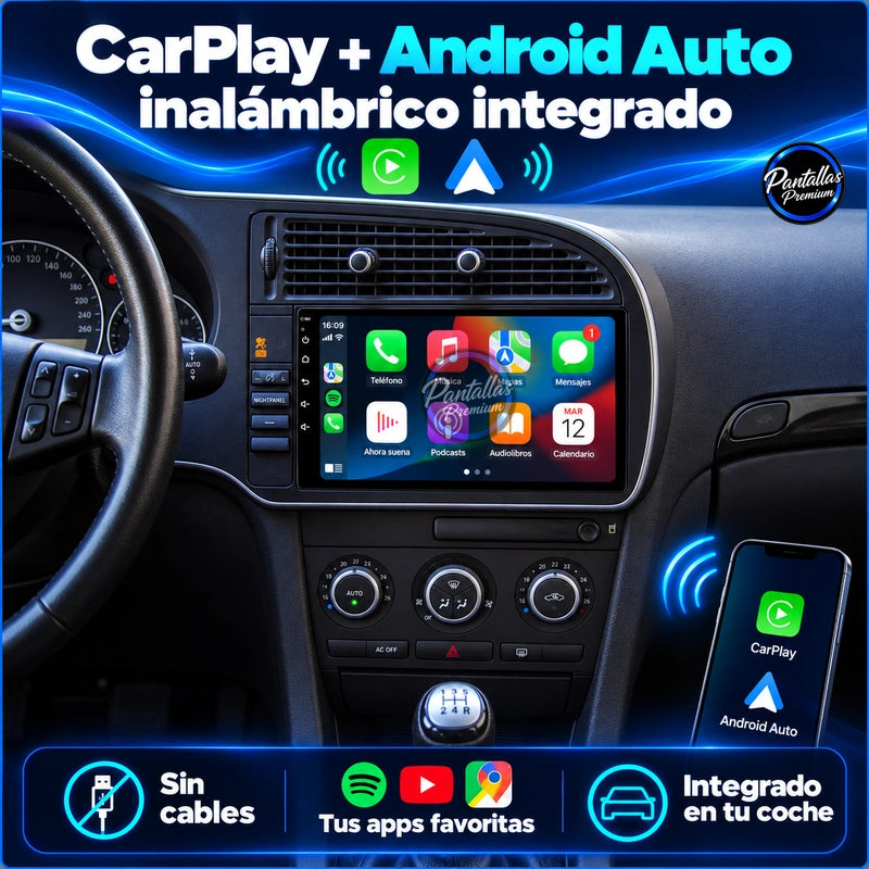 SAAB 9-3 — 03-carplay — Pantallas Premium V6.1