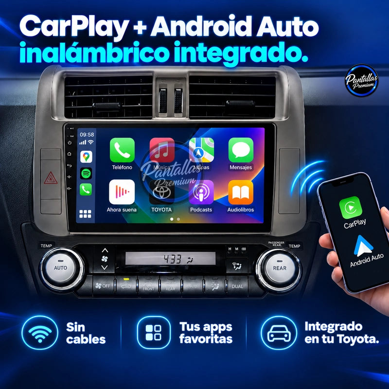 Toyota Prado 2009-2013 - carplay