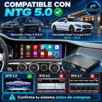 Compatibilidad NTG 5.0 para Mercedes Clase S W222 y W217 2014-2018