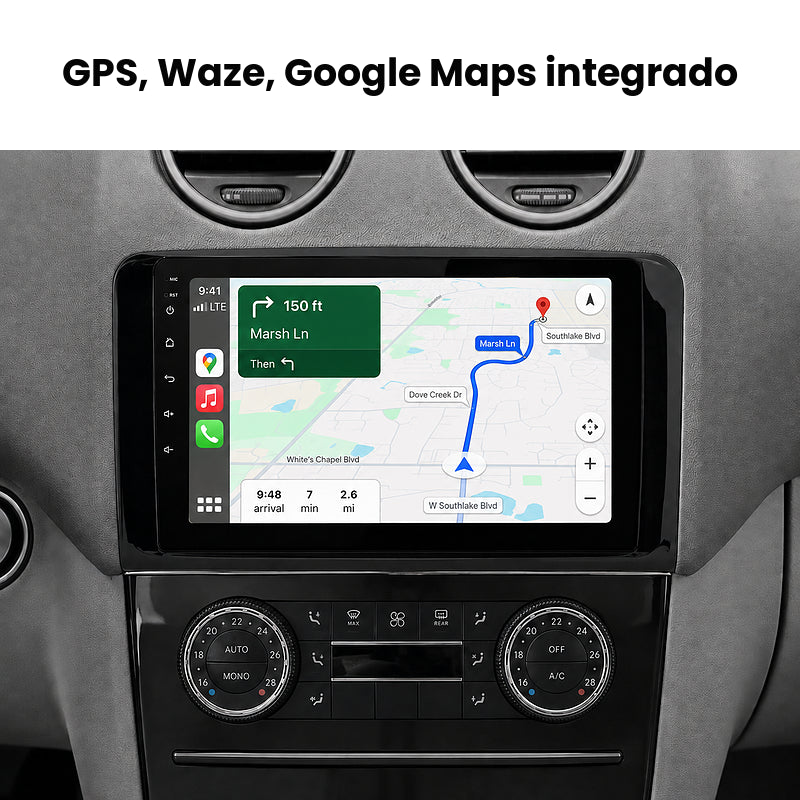 Radio pantalla CarPlay y Android Auto para Mercedes-Benz ML GL W164 - foto 4