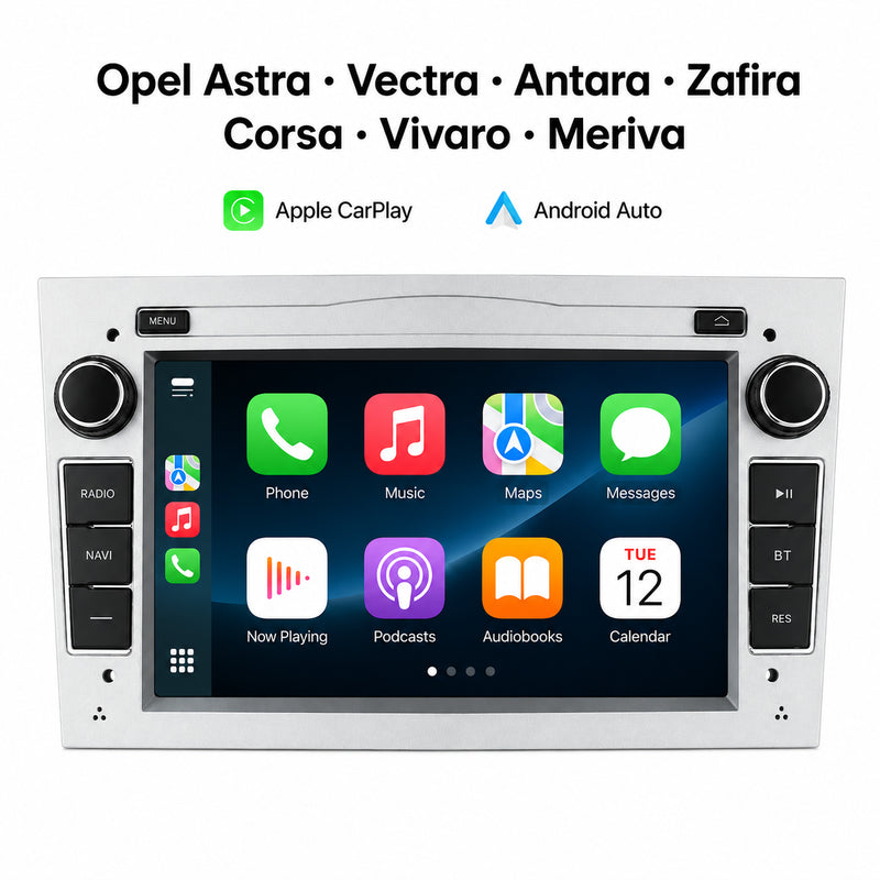 Radio pantalla CarPlay y Android Auto para Opel Astra H Zafira Antara Vectra Corsa - foto 13