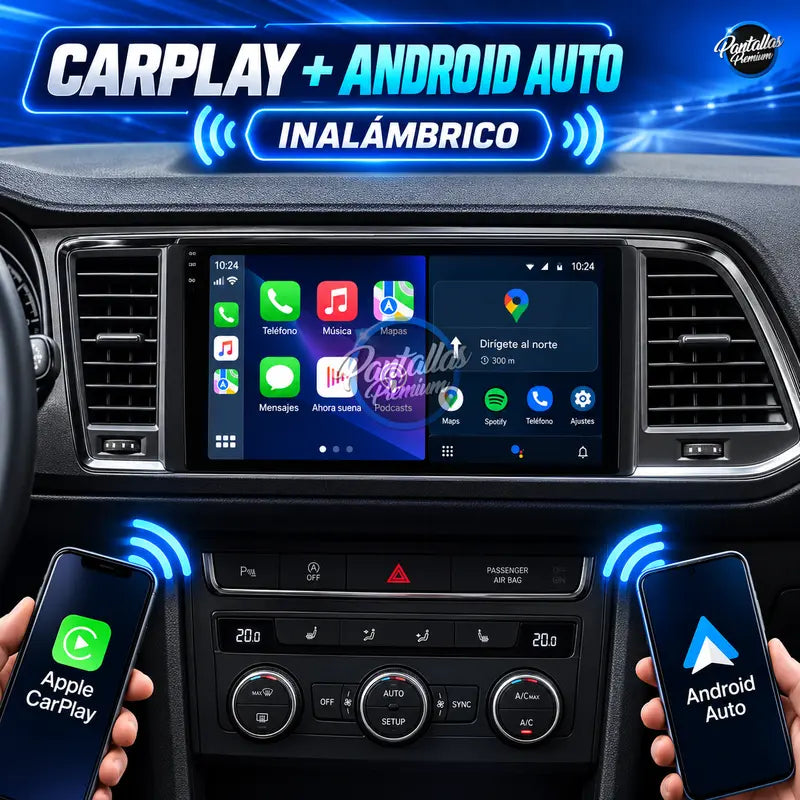 CarPlay y Android Auto inalámbrico