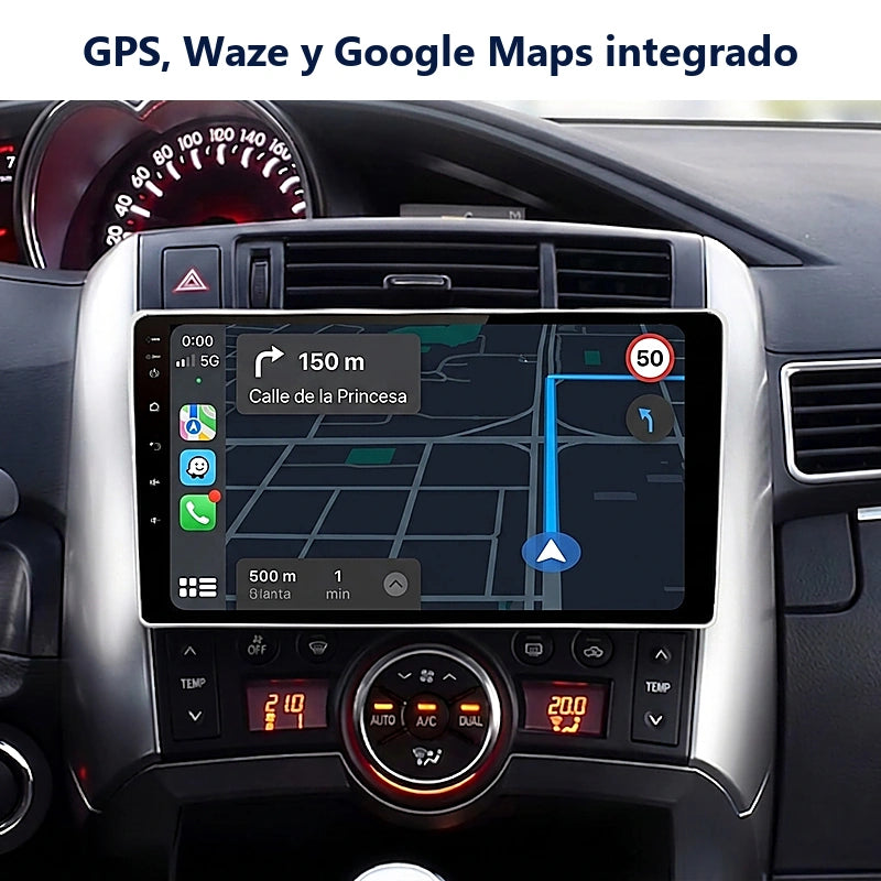 Radio pantalla CarPlay y Android Auto para Toyota Verso 2009-2018 - foto 4