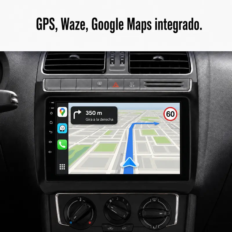 Radio pantalla CarPlay y Android Auto para Volkswagen POLO 2008-2020 - foto 4