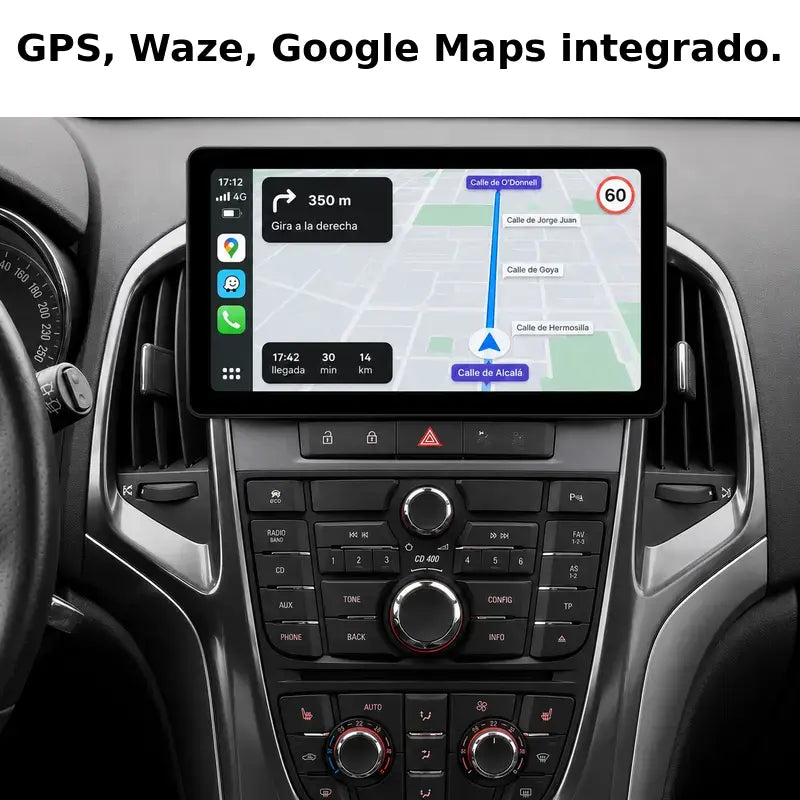 Radio pantalla CarPlay y Android Auto para Opel Astra J 2009-2017 - foto 4