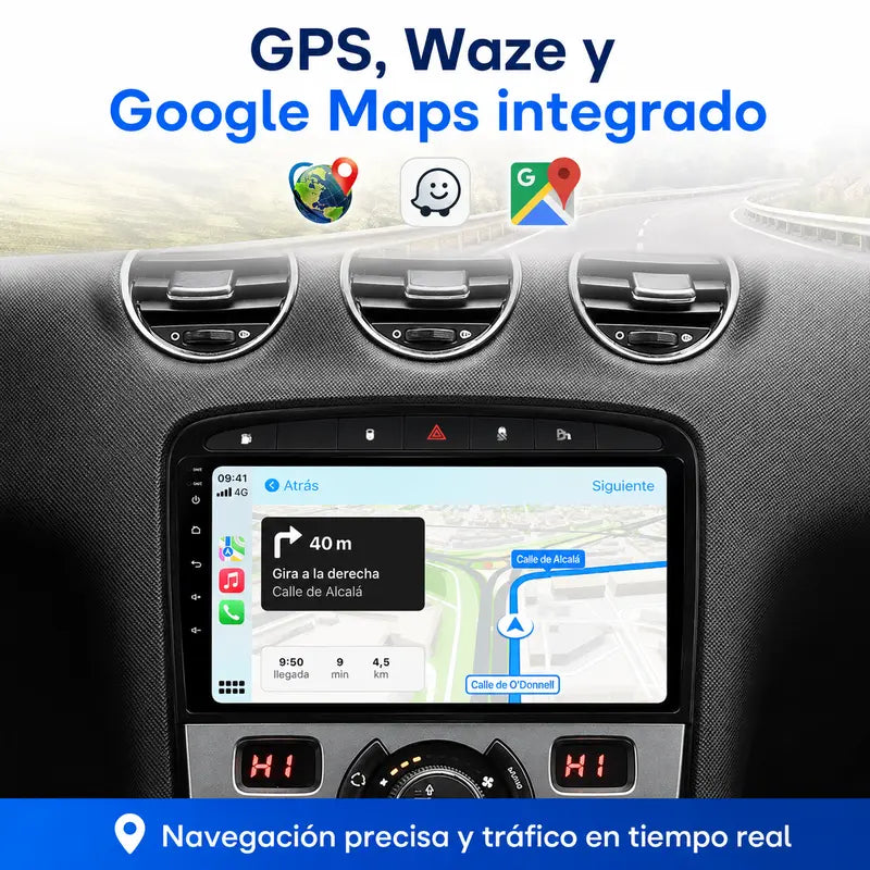 Radio pantalla CarPlay y Android Auto para Peugeot 308 408 2012-2020 - foto 4
