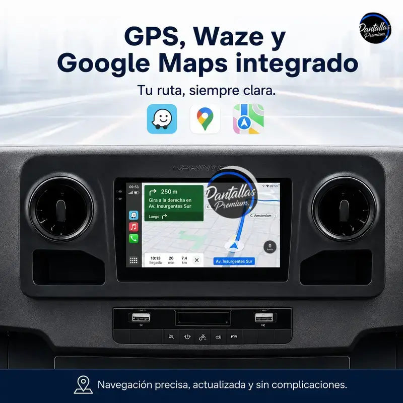 Radio pantalla CarPlay y Android Auto para Mercedes-Benz Sprinter 2018-2022 - foto 4