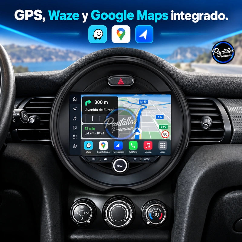 BMW Mini F54 F56 2014-2020 - Radio Pantalla Carplay y Android Auto