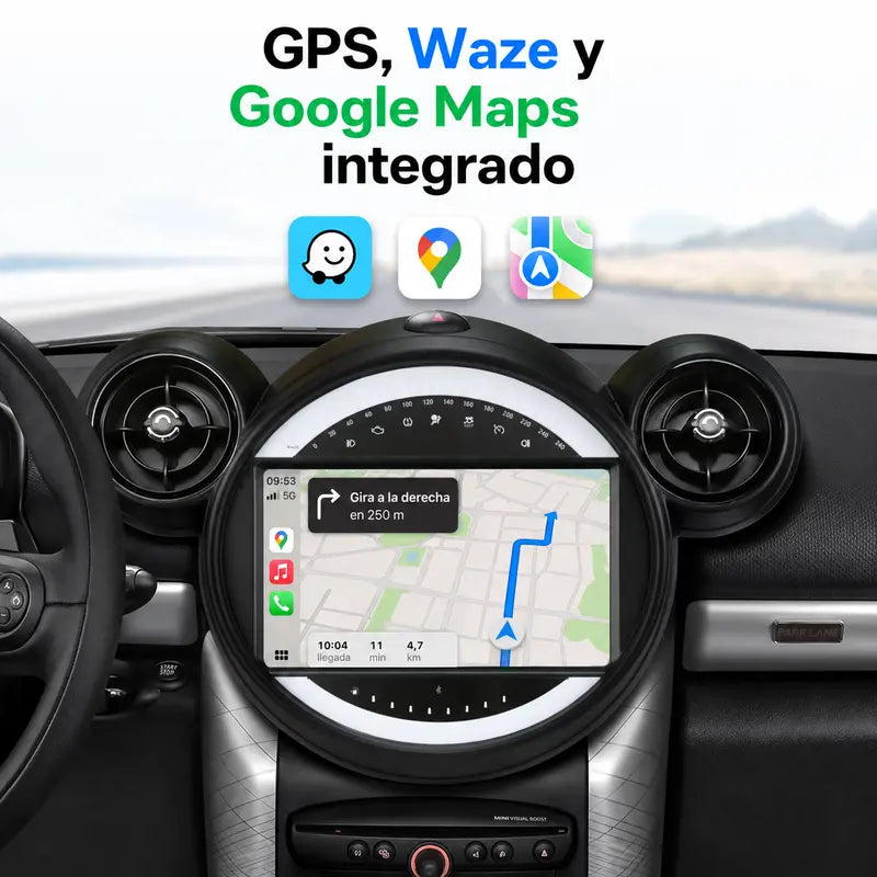 Radio pantalla CarPlay y Android Auto para BMW Mini Cooper Countryman R56 R60 2010-2016 - foto 4