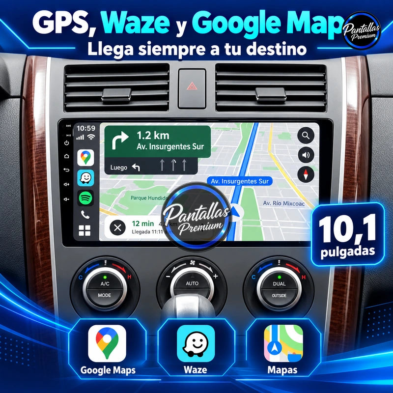 Radio pantalla CarPlay y Android Auto para Mazda CX9 2006-2016 - foto 4