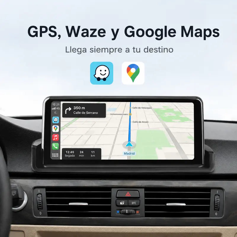 Radio pantalla CarPlay y Android Auto para BMW E90 E91 E92 E93 2005-2012 - foto 4