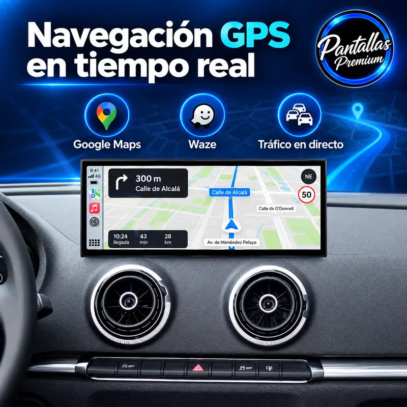 Audi A3 8V 2012-2020 - Radio Pantalla Carplay y Android Auto