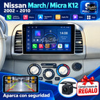Nissan March Micra K12 2002-2010 - Radio Pantalla Carplay y Android Auto