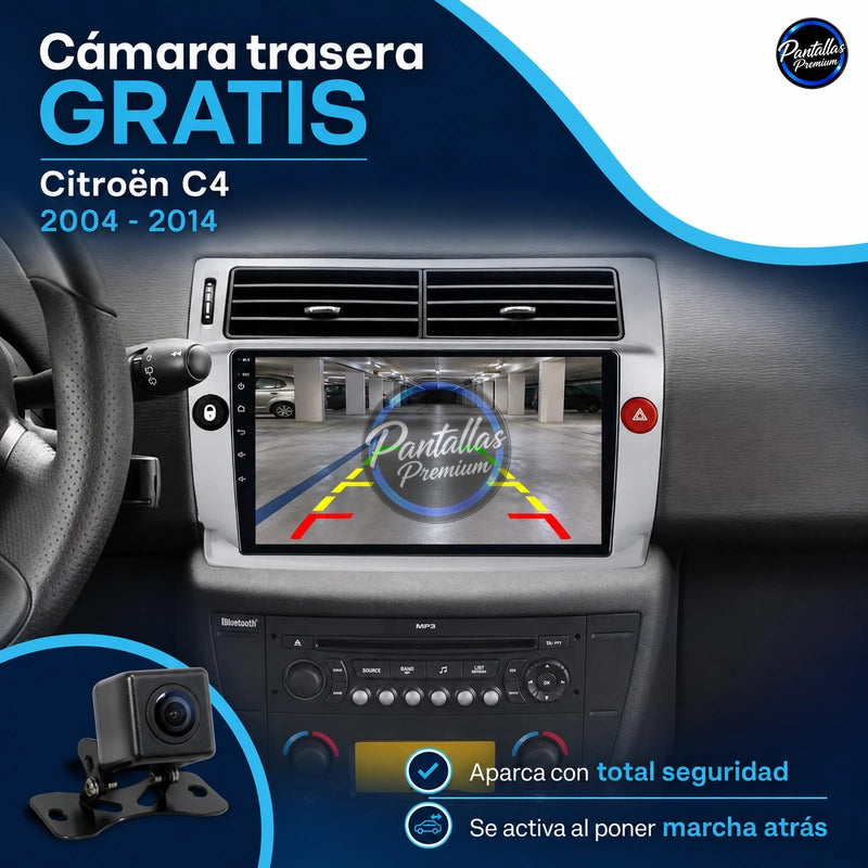 Radio pantalla CarPlay y Android Auto para Citroen C4 2004-2009 - foto 5