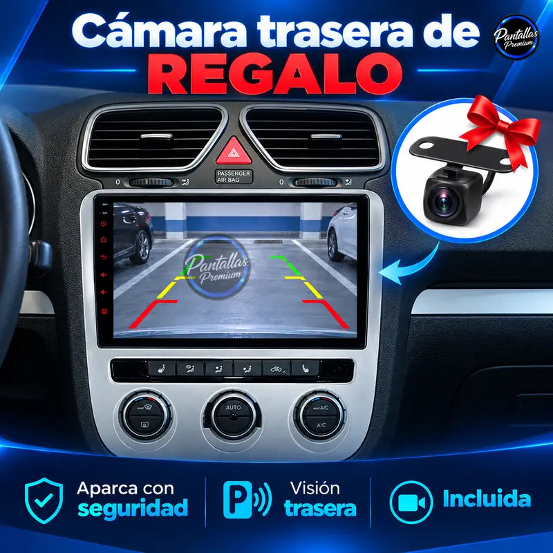 Volkswagen Scirocco cámara trasera de regalo
