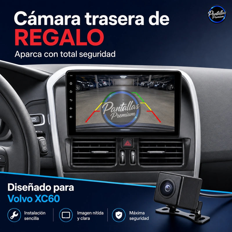 Radio pantalla CarPlay y Android Auto para Volvo XC60 2008 a 2017 - foto 7