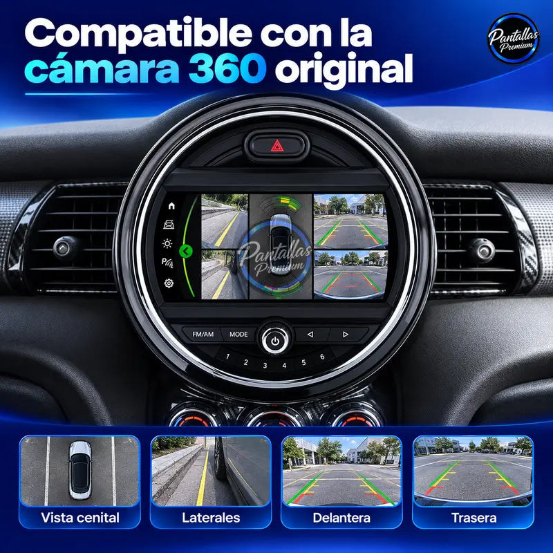 BMW MINI F54 F55 F56 F57 F58 F60 NBT EVO 2014-2020 - Radio Pantalla Carplay y Android Auto