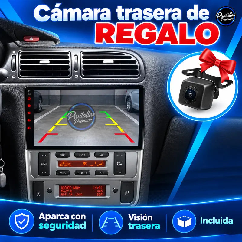Peugeot 406 cámara trasera de regalo