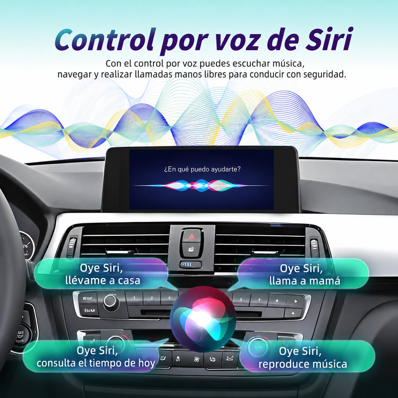 Interfaz CarPlay y Android Auto para BMW CIC · NBT · EVO · CCC (Serie 1-7, X1-X6, MINI, Z4) - foto 5