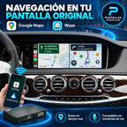 Google Maps y Waze en la pantalla original del Mercedes Clase S W222 W217