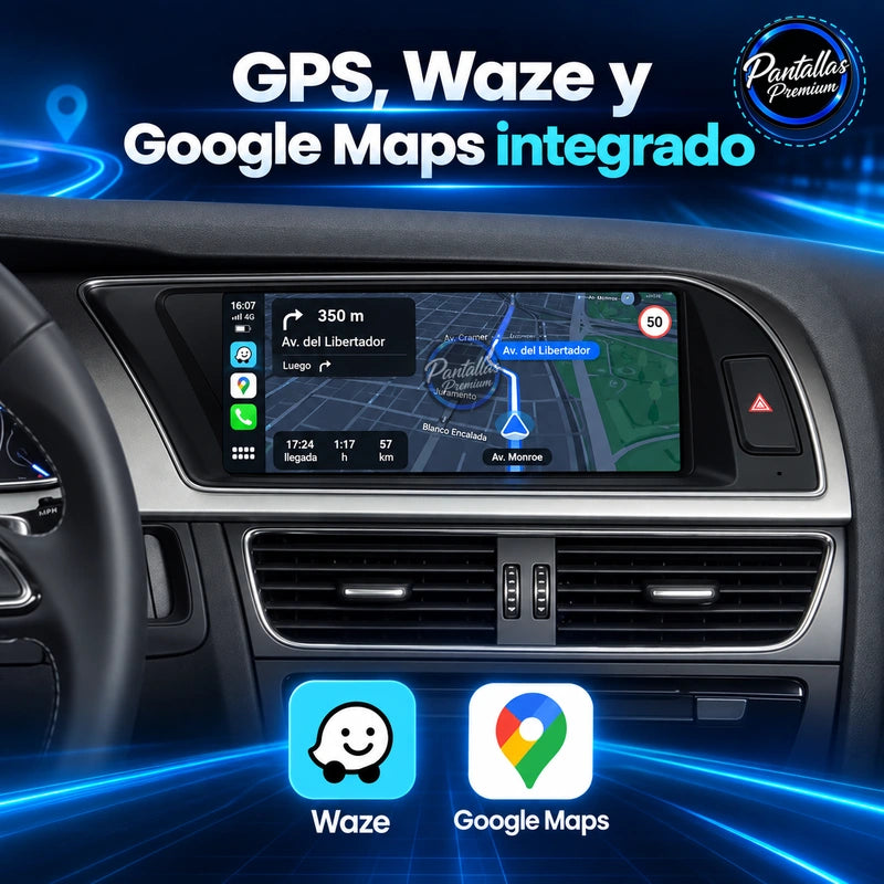 Audi A5 2009-2016 - Radio Pantalla Carplay y Android Auto