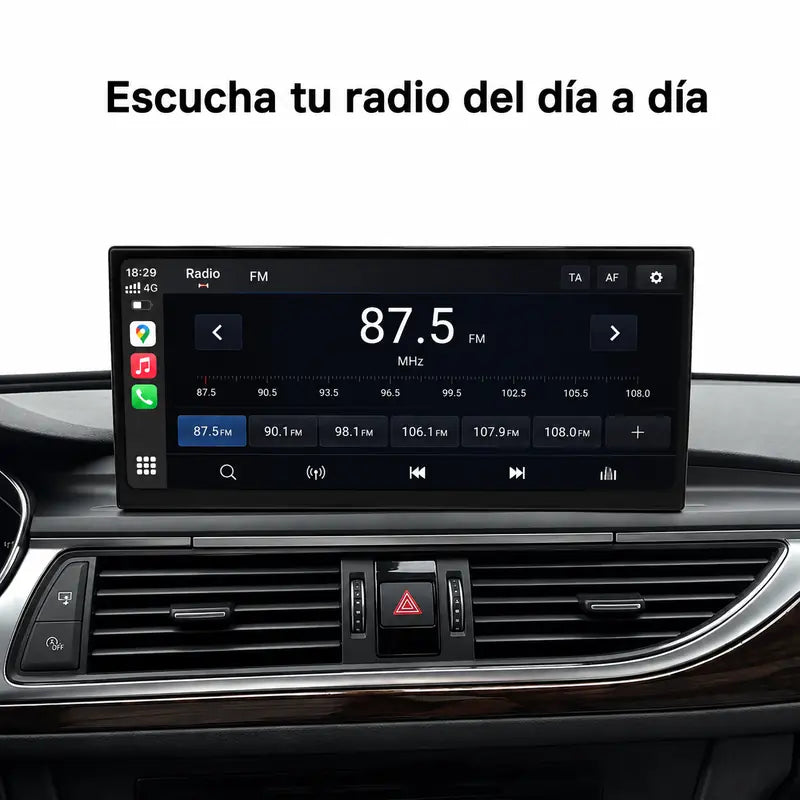 Radio pantalla CarPlay y Android Auto para Audi A6 C7 y A7 (2011-2019) - foto 5