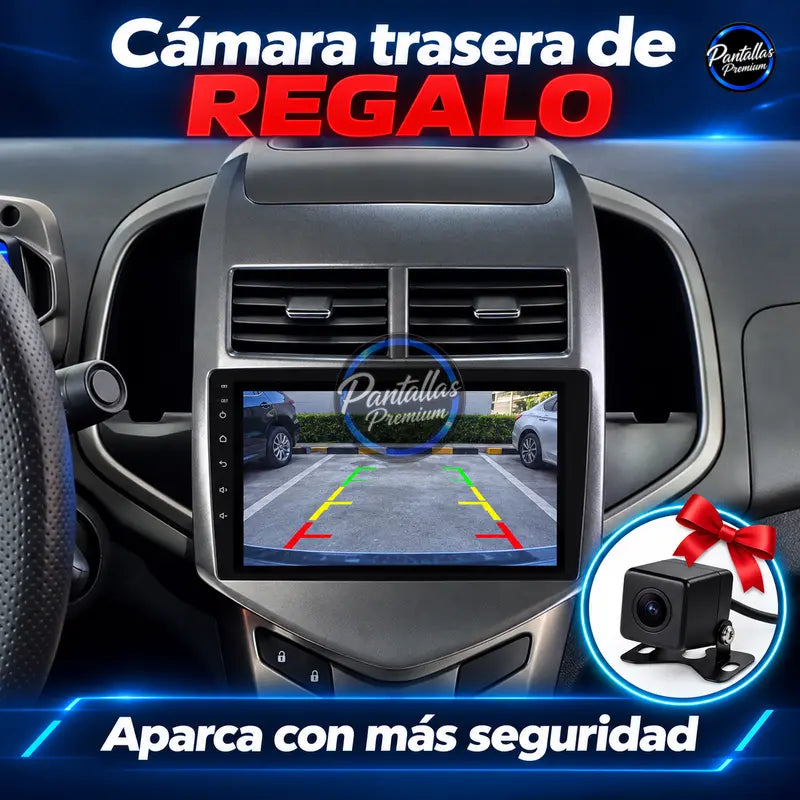 Chevrolet AVEO Sonic 2011-2015 - Radio Pantalla Carplay y Android Auto