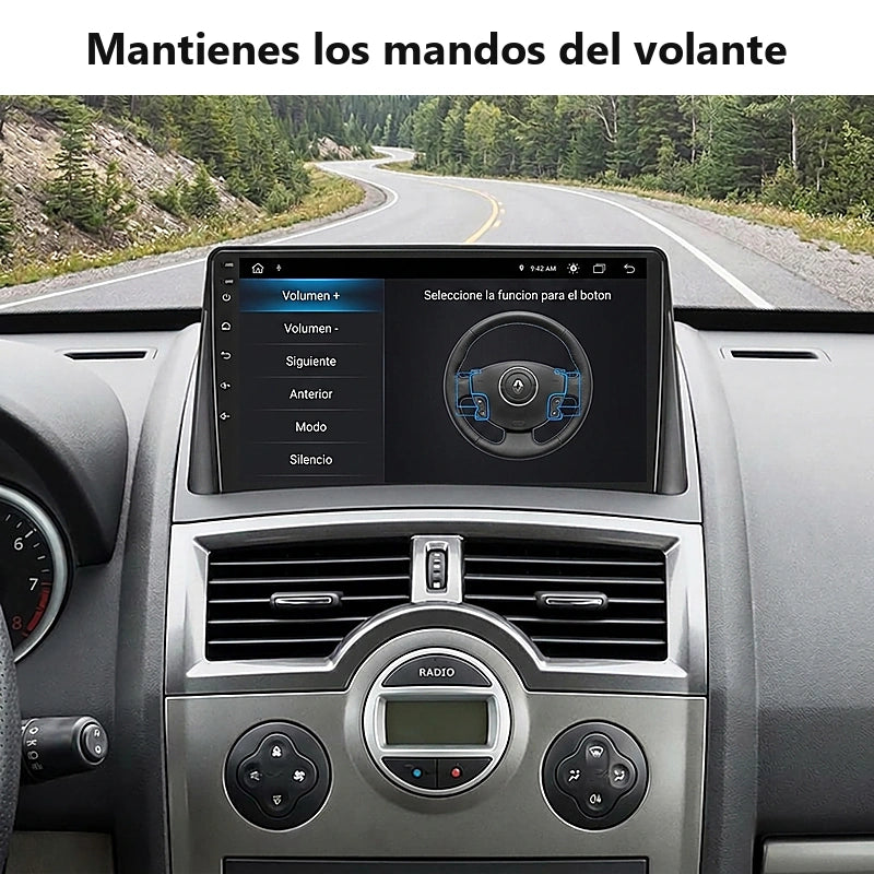 Radio pantalla CarPlay y Android Auto para Renault Megane 2002-2009 - foto 6