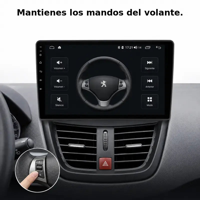 Radio pantalla CarPlay y Android Auto para Peugeot 207 2006-2015 - foto 6