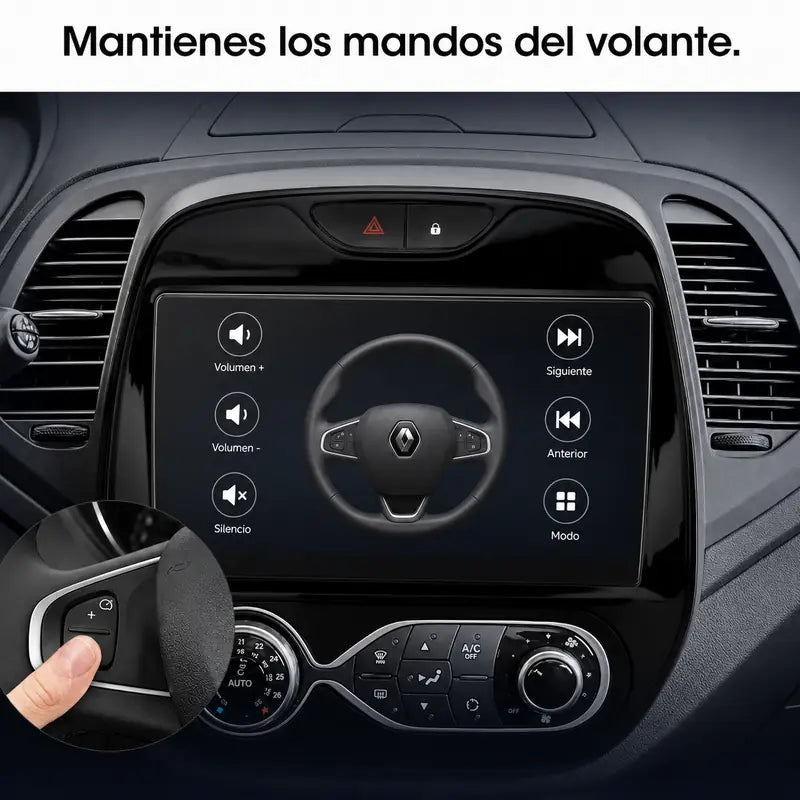 Radio pantalla CarPlay y Android Auto para Renault Kaptur Captur 2013-2020 - foto 6