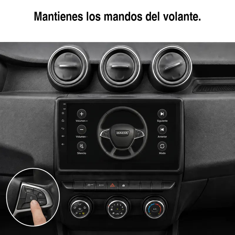 Radio pantalla CarPlay y Android Auto para Dacia Duster HM 2019-2023 - foto 6