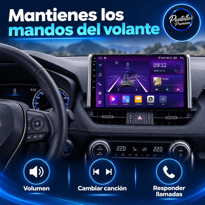 Toyota Rav 4 2018-2022 - Radio Pantalla Carplay y Android Auto