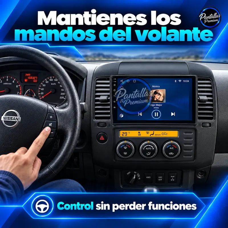 Nissan Navara D40 mandos del volante