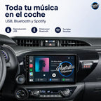 Radio pantalla CarPlay y Android Auto para Toyota Hilux 2015-2023 - foto 7