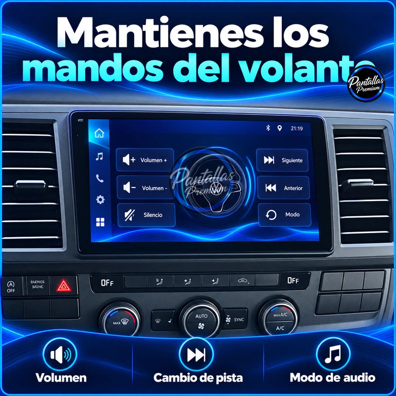 VOLKSWAGEN CARAVELLE T6 — 06-volante — Pantallas Premium V6.1