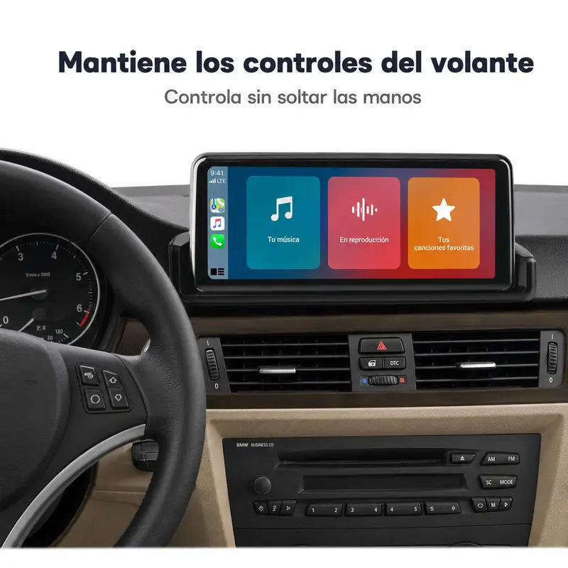 Radio pantalla CarPlay y Android Auto para BMW E90 E91 E92 E93 2005-2012 - foto 6