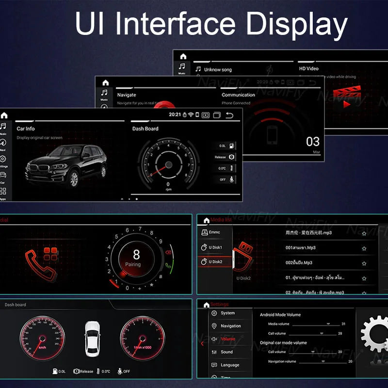 Radio pantalla CarPlay y Android Auto para BMW F20 F21 Linux 2013-2017 - foto 6